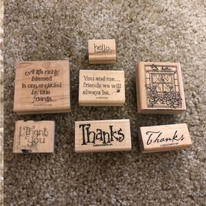 Stampin' Up! Rubber stamp set of 7